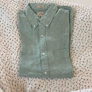 Jcrew Linen button down slim fit